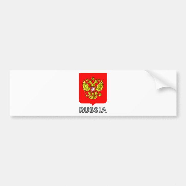 Russia Coat of Arms Bumper Sticker (Front)