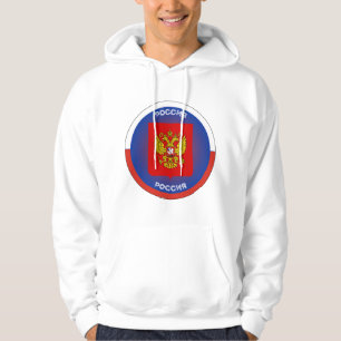 Russia Coat of Arms Circle Shape Hoodie