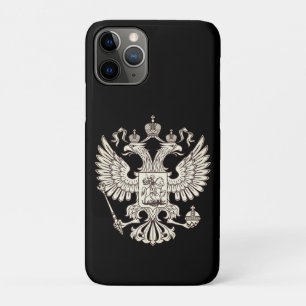 Russia coat of arms - white version iPhone 11 pro case