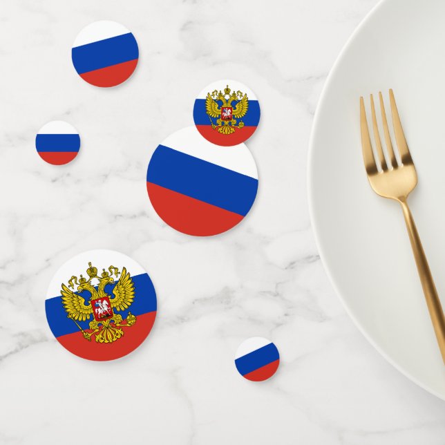 Russia Confetti, party, Russian Flag Confetti (Group)
