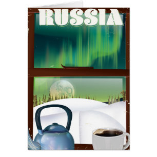 Russia Cosy Hut in the snow