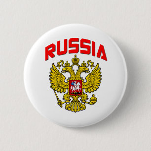 Russia Crest 6 Cm Round Badge