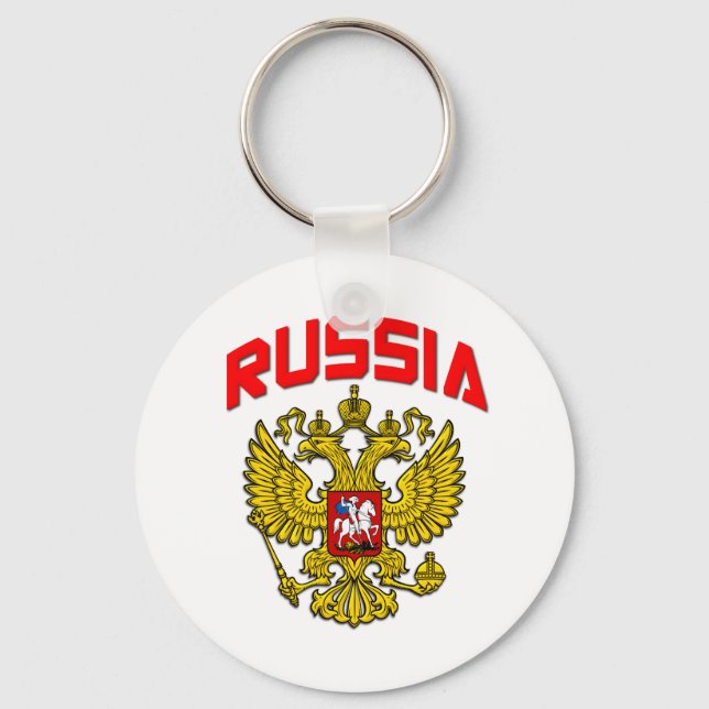 Russia Crest Key Ring (Front)