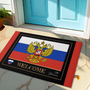 Russia Doormat, Russian Flag house mats, Welcome Doormat
