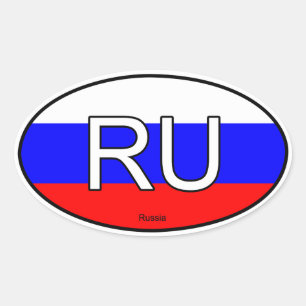 Russia Euro Sticker