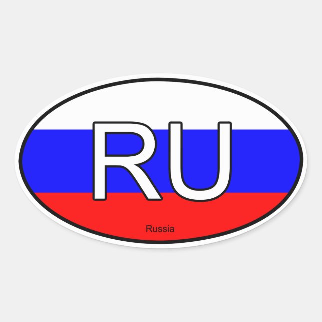 Russia Euro Sticker (Front)