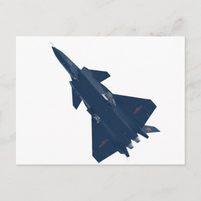 RUSSIA FIGHTER JET POSTCARD (Front)