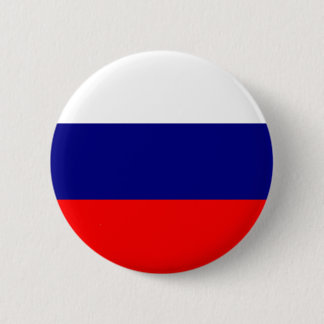 Russia Flag 6 Cm Round Badge