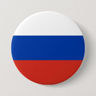Russia Flag 7.5 Cm Round Badge