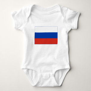 Russia Flag Baby Bodysuit