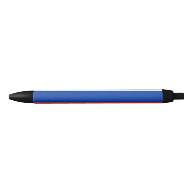 Russia flag black ink pen (Front)