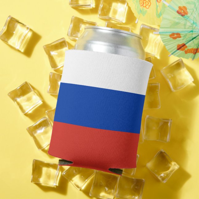 Russia flag can cooler (In Situ Summer)