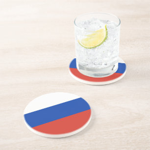 Russia flag coaster