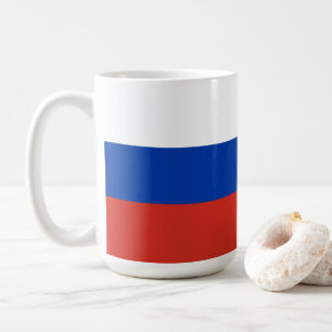 Russia flag coffee mug