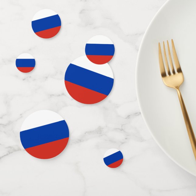 Russia Flag Confetti (Group)