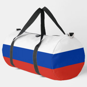 Russia flag duffle bag