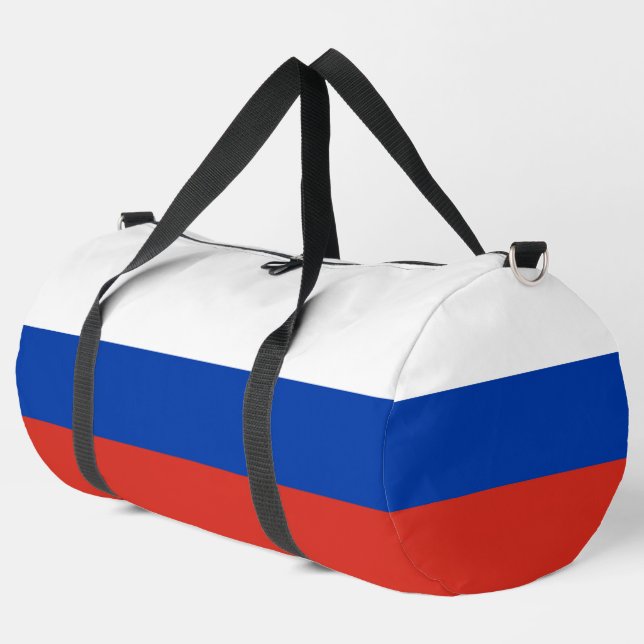Russia flag duffle bag (Left Corner)