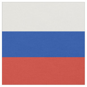 Russia flag fabric