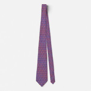 Russia Flag Honeycomb Tie