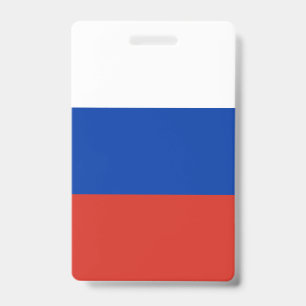 Russia Flag ID Badge