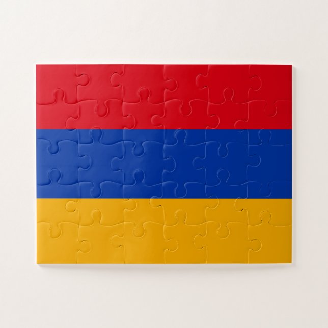 Russia Flag Jigsaw Puzzle (Horizontal)
