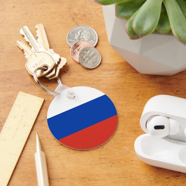 Russia flag key ring (Desk)