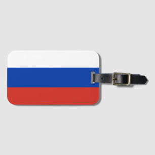 Russia Flag Luggage Tag