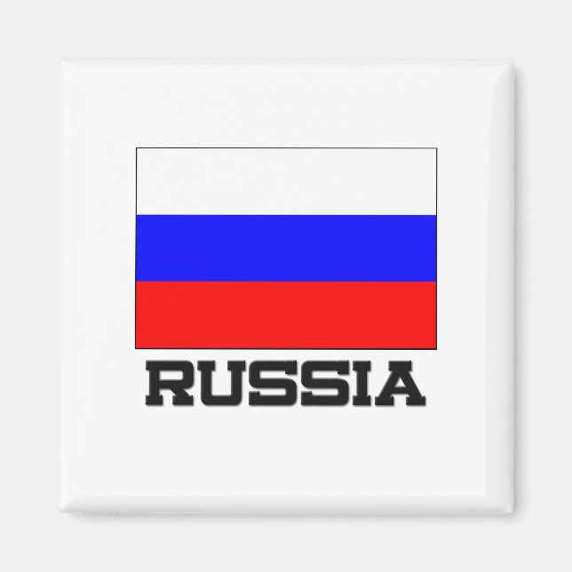 Russia Flag Magnet (Front)