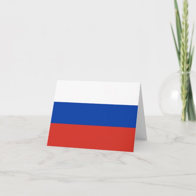 Russia flag note card (Front)