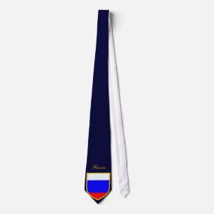 Russia Flag Personalized Tie