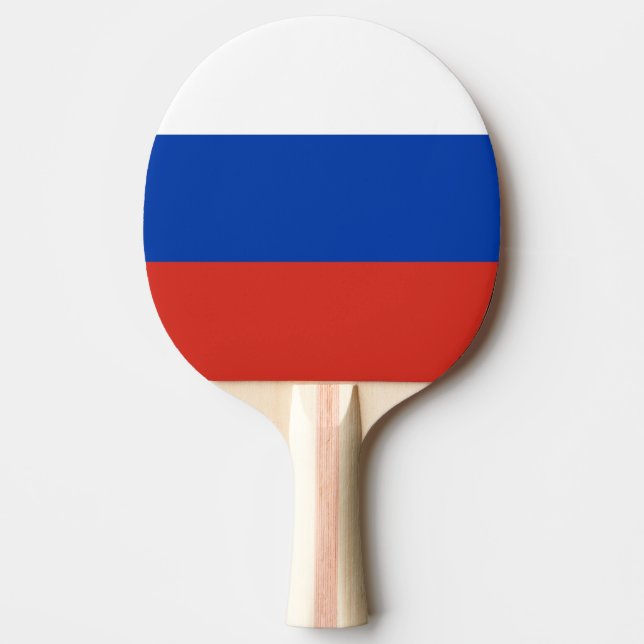 Russia Flag Ping Pong Paddle (Front)