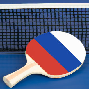 Russia flag ping pong paddle