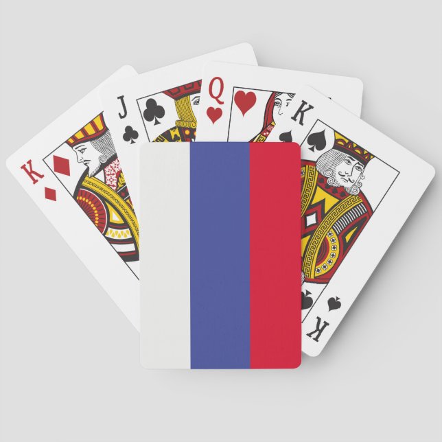 Russia Flag Playing Cards (Back)