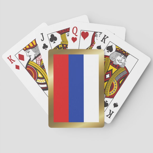 Russia Flag Playing Cards (Back)