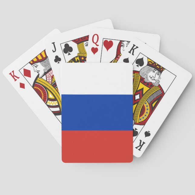 Russia Flag Playing Cards (Back)