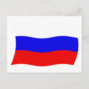 Russia Flag Postcard