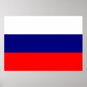 Russia Flag Poster