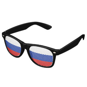 Russia Flag Retro Sunglasses