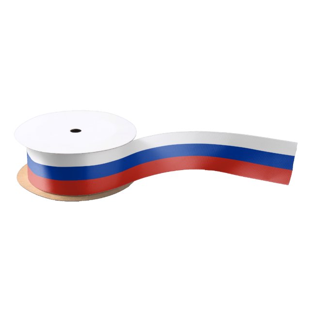 Russia Flag Satin Ribbon (Spool)