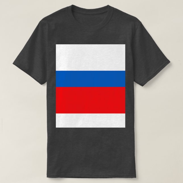 Russia Flag T-Shirt (Design Front)