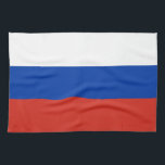 Russia Flag Tea Towel<br><div class="desc">Patriotic flag of Russia.</div>