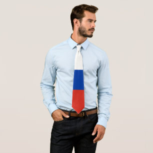 Russia flag tie