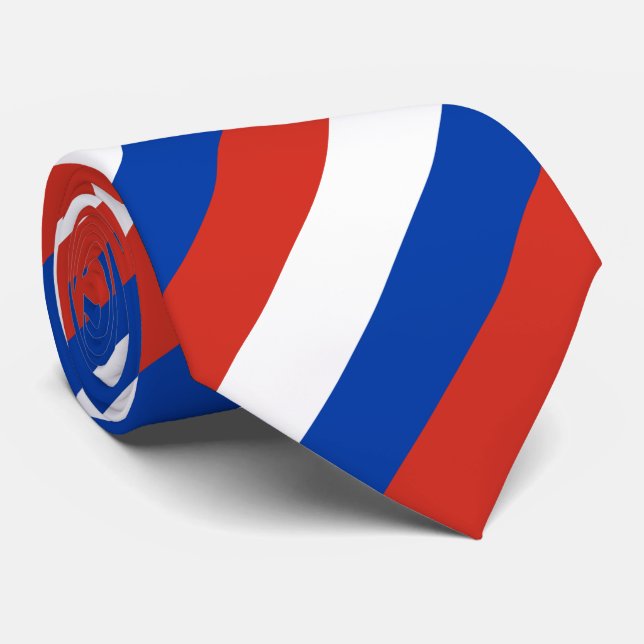 Russia Flag Tie (Rolled)