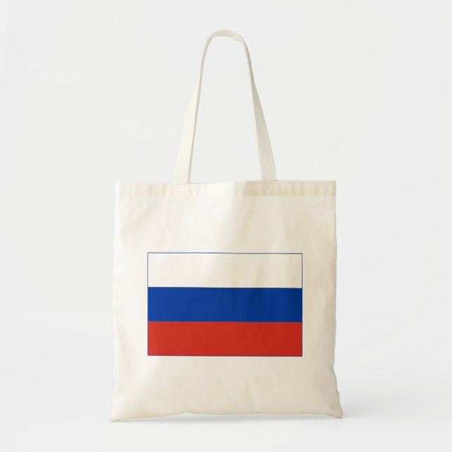 Russia Flag Tote Bag (Front)