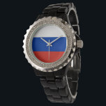 Russia flag watch<br><div class="desc">An ideal gift for all those who are patriotic of their country!</div>
