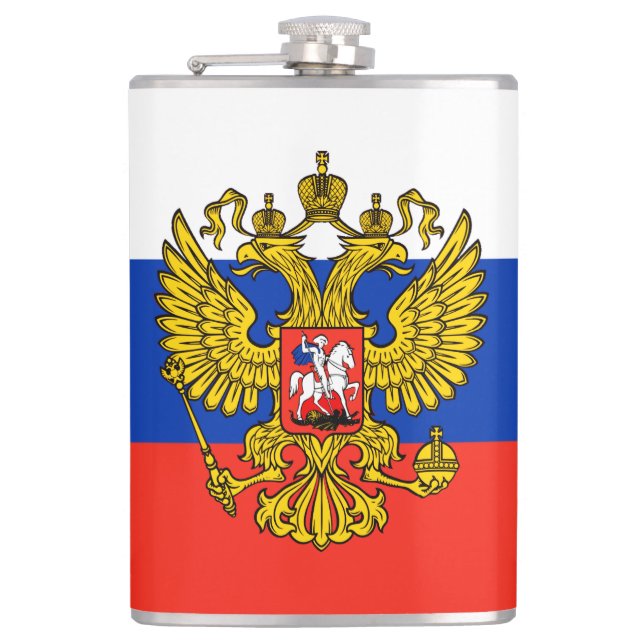Russia Hip Flask (Front)