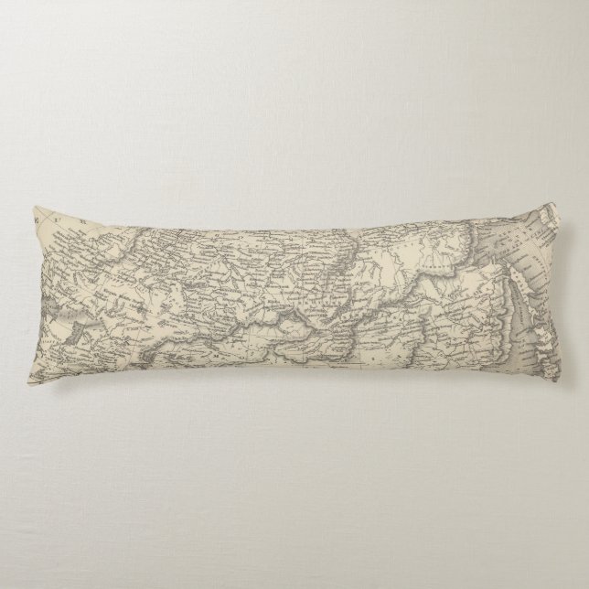 Russia in Asia and Tartary Body Cushion (Front)