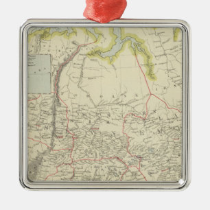 Russia in Asia Metal Ornament