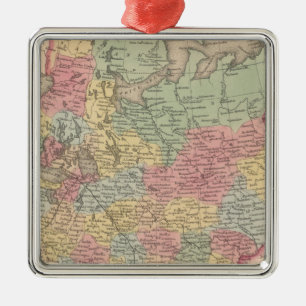 Russia in Europe 5 Metal Ornament