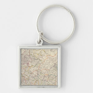 Russia in Europe general map Key Ring